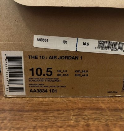 NEW Off-White Jordan 1 Chicago Size 10 5