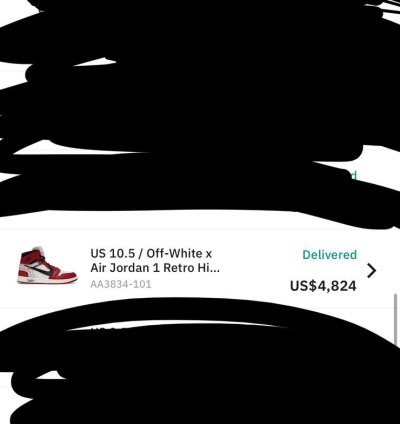 NEW Off-White Jordan 1 Chicago Size 10 5