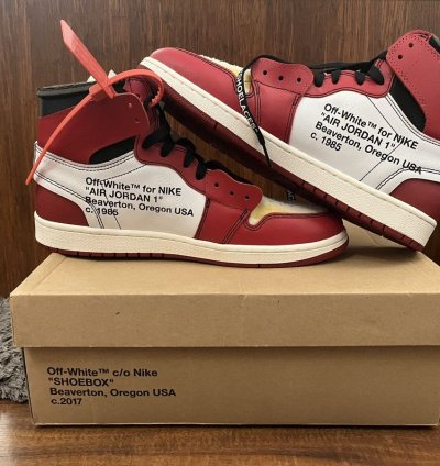 NEW Off-White Jordan 1 Chicago Size 10 5