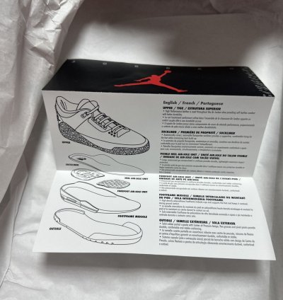 NEW Size 10 5 US Men - Jordan 3 Retro OG 2024 Black Cement
