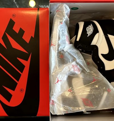 NIKE AIR JORDAN 1 85 RETRO HIGH BLACK WHITE 9 5 BQ4422-001