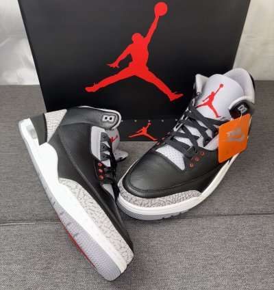 Nike Air Jordan 3 Retro Black Cement (2024) 13 DN3707-010