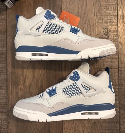 Nike Air Jordan 4 Retro Military Blue 2024 Sz 10 5 New