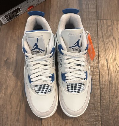 Nike Air Jordan 4 Retro Military Blue 2024 Sz 10 5 New