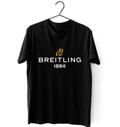 Brietling Watch Logo Men's T-shirt USA Size S to 5XL