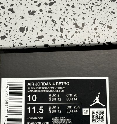 Nike Air Jordan Retro 4 Bred Reimagined