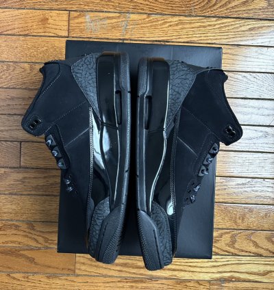 Nike Air Jordan Retro 3 Black Cat Mens Size 11 CT8532-001