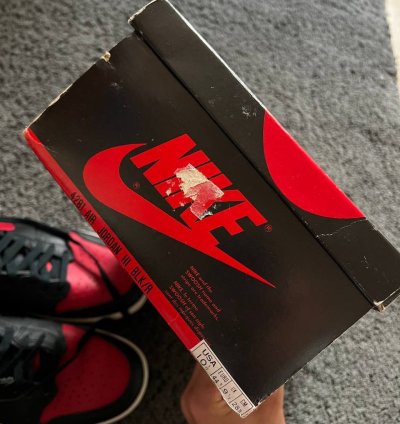 RARE Jordan 1 High OG Bred Black Red (1985) VINTAGE