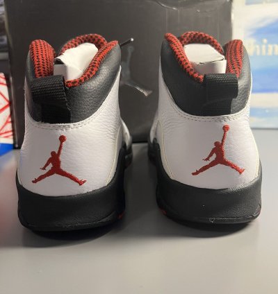 Retro Air Jordan 10 Chicago 2012 white varsity black