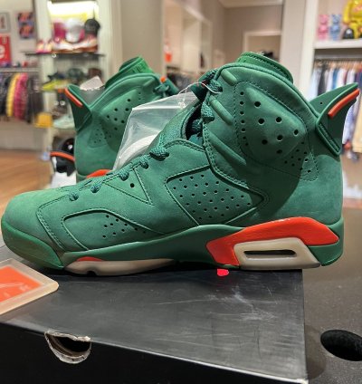 SAMPLE Jordan Retro 6 Gatorade Green