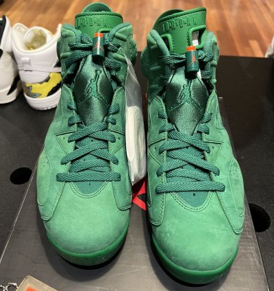 SAMPLE Jordan Retro 6 Gatorade Green