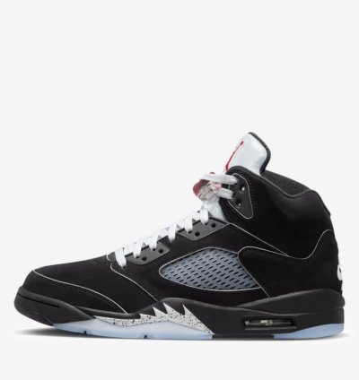 Size 11 Nike Air Jordan 5 Retro OG Black Metallic Reimagined