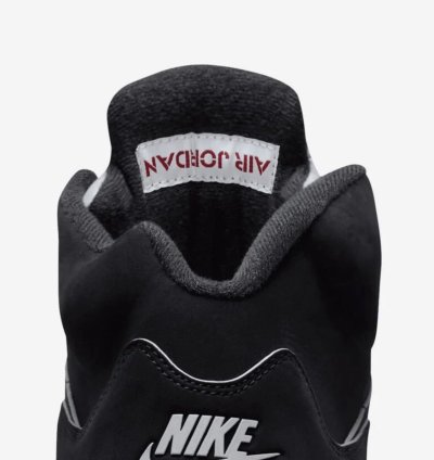 Size 11 Nike Air Jordan 5 Retro OG Black Metallic Reimagined