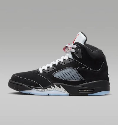Size 12- Air Jordan 5 Retro OG Black Metallic Reimagined