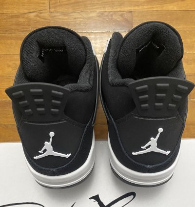 Size 13 - Air Jordan 4 Retro White Thunder Black Men