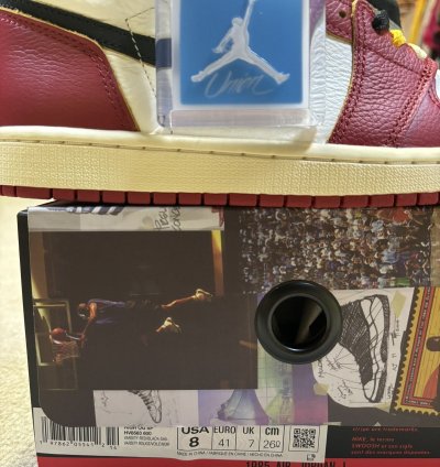 Size 8 Air Jordan 1 Retro High OG SP Union LA Chicago Shadow