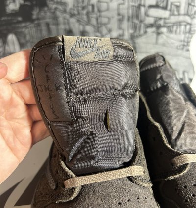 Size 8 Travis Scott Air Jordan 1 Velvet Brown