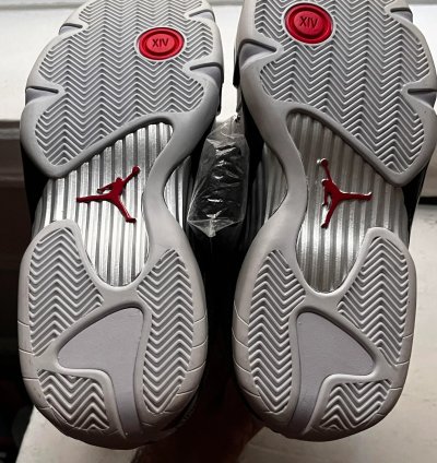 Supreme Jordan 14 black white Red