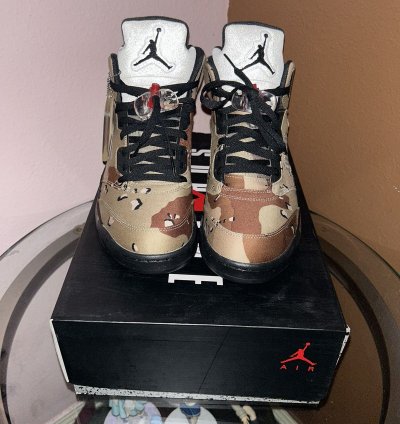 Supreme Jordan 5 Desert Camo OG all
