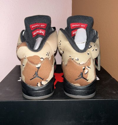 Supreme Jordan 5 Desert Camo OG all