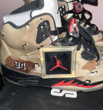 Supreme Jordan 5 Desert Camo OG all