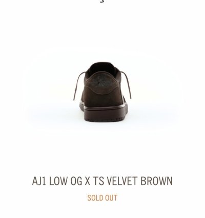 Travis Scott Air Jordan 1 Retro Low OG SP Velvet Brown