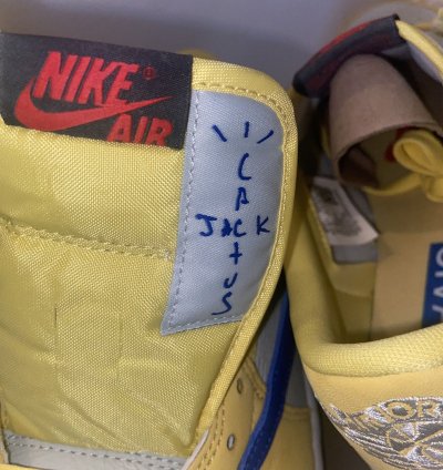 Travis Scott Jordan 1 Retro Low Canary