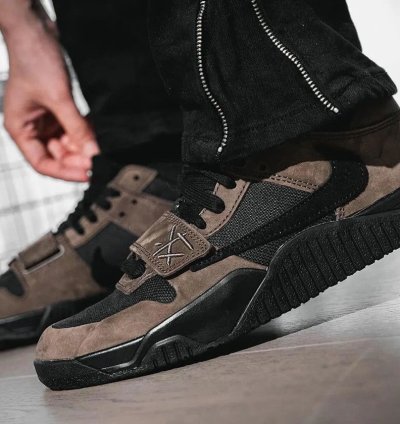 Travis Scott Jumpman Jack TR Dark Mocha Size 11 New