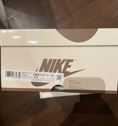 Travis Scott Velvet Brown Jordan 1 Retro Low OG SP Size 11
