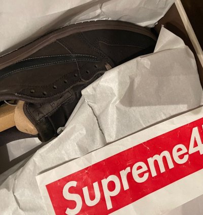 Travis Scott Velvet Brown Jordan 1 Retro Low OG SP Size 12