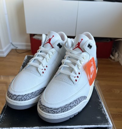 White Cement Air Jordan 3