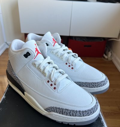 White Cement Air Jordan 3