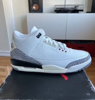 White Cement Air Jordan 3