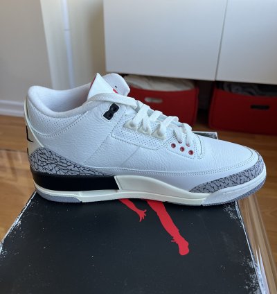 White Cement Air Jordan 3