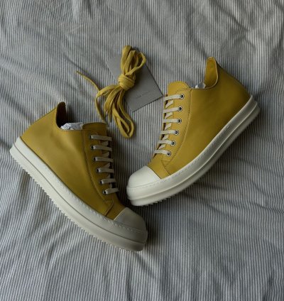 (43 5) Lemon Porterville Rick Owens Ramone Sneakers
