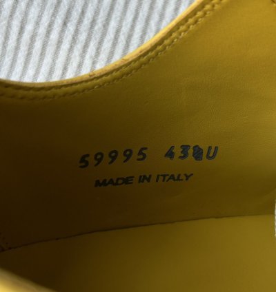 (43 5) Lemon Porterville Rick Owens Ramone Sneakers