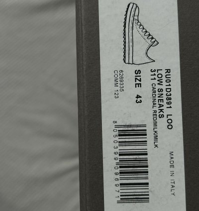 (43) Cardinal Red Ramone Sneakers