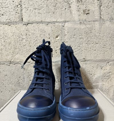 (NEW) RICK OWENS DRKSHDW High Top Ramones Blue