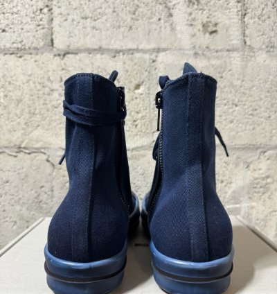 (NEW) RICK OWENS DRKSHDW High Top Ramones Blue