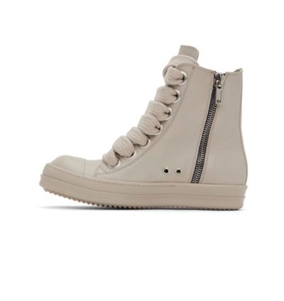 1274 MAINLINE PEARL LEATHER RAMONES JUMBO LACE GREY