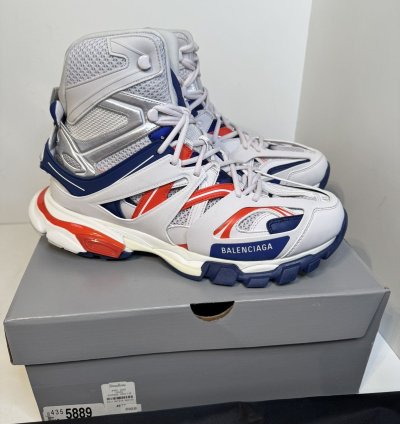 1290 Balenciaga Track Hike Multi Color High-Top Sneakers
