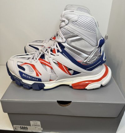 1290 Balenciaga Track Hike Multi Color High-Top Sneakers
