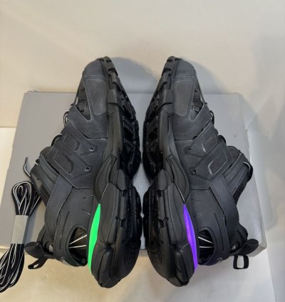 1500 Balenciaga Track LED Sneaker Black NEW Box Authentic