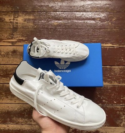 Adidas Balenciaga Stan Smith black white