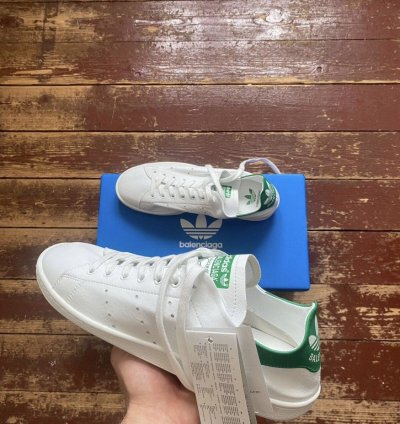 Adidas Balenciaga Stan Smith white green