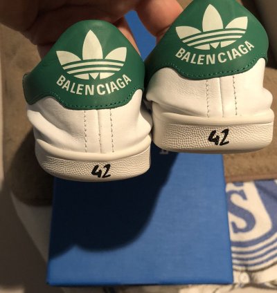 Adidas Balenciaga Stan Smith white green
