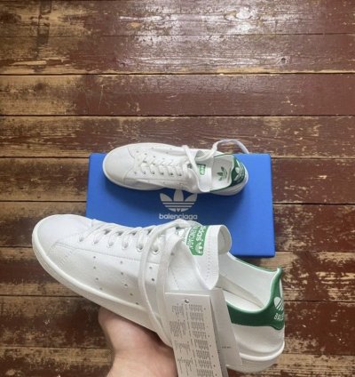 Adidas Balenciaga Stan Smith white green US 10
