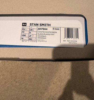 Adidas Balenciaga Stan Smith white green US 10