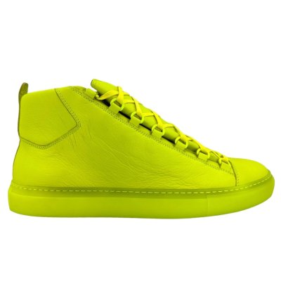 Arena Sneaker High Leather Neon Green
