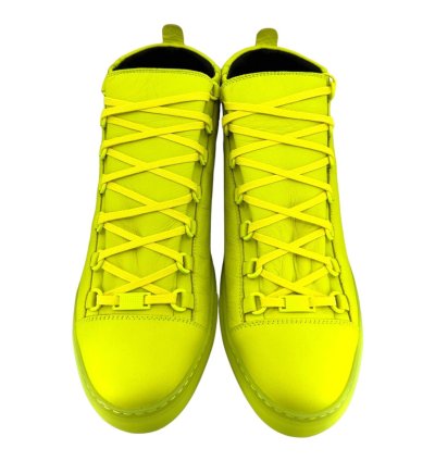 Arena Sneaker High Leather Neon Green